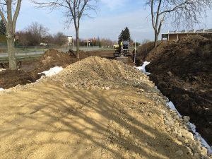 Közműépítés útépítés